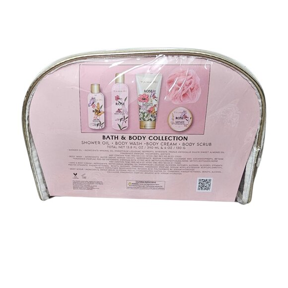 Tahari Bath And Body Spa Bag Collection Travel Gift Set New Rose - Picture 4 of 4